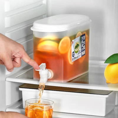 Bình đựng nước  3,5L , có vòi để tủ lạnh  , nắp đậy  chống bụi bẩn , đựng nước trà  , detox  , nước trái cây , tiện dụng  và  cao cấp  , chịu nhiệt