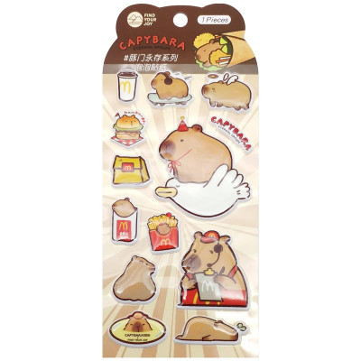 Sticker Capybara Vui Nhộn - WanLongDa FD81677