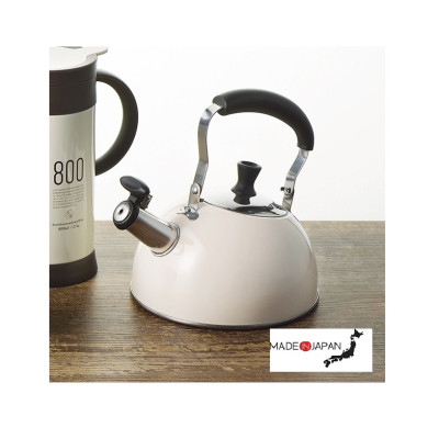 Ấm từ có còi báo sôi Pearl Life thân bằng inox 304 cao cấp, tuyệt đối an toàn khi sử dụng- nội địa Nhật Bản