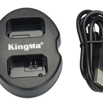 Combo 2 pin 1 sạc đôi Kingma for Canon LP-E10 - Hàng chính hãng