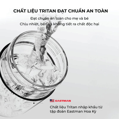 Bình uống nước tritan cho bé Zoyzoii E6 Nature Paradise Cup, bình nước thể thao cao cấp - Hàng chính hãng