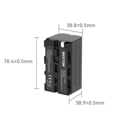 Bộ Pin F960/F750 Sạc Beston Dùng Cho Máy Ảnh Sony 6D 70D 60D 80D 5D3 5D2 6D2 7D2 5DSR 90D NX5 TRV1 - hàng nhập khẩu