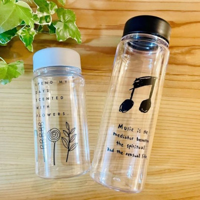 Bình nước tritan Yamada Music 500ml - Hàng Nội Địa Nhật Bản