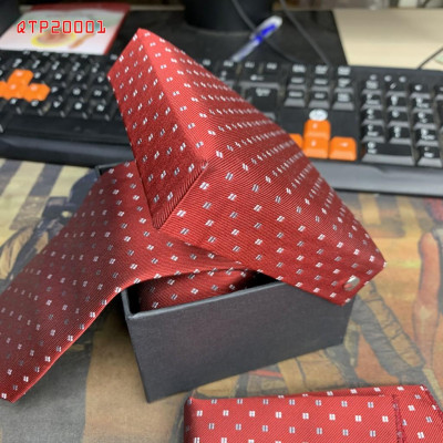 Cavat nam bản 8cm lót silk cao cấp nguyên hộp kèm khăn và khuy măng sét Giangpkc Qtp