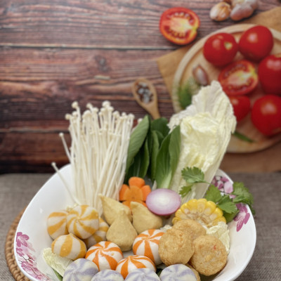 COMBO CÁ VIÊN NHÂN PHOMAI 5 TRONG 1 500GR _ CHEESY COMBO 5IN1 500GR