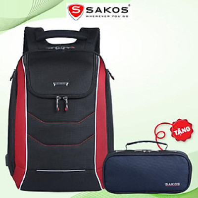 Ba Lô Laptop Cybero - 15.6 Inch - Sakos SBV164BRNG00 - Đen Phối Đỏ