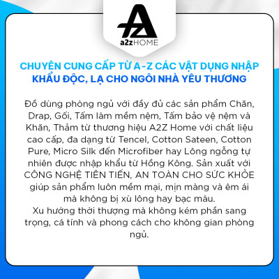 Bộ Ga Giường 4 Món White Sakura Mềm Mại 100% Mirco Silk Cao Cấp A2Z Home
