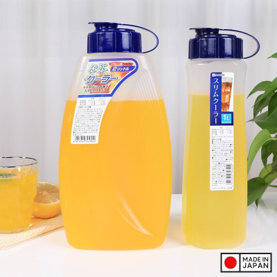 Bình nhựa có nắp đậy chịu nhiệt cao cấp với dung tích 2000ml - Hàng Nội Địa Nhật