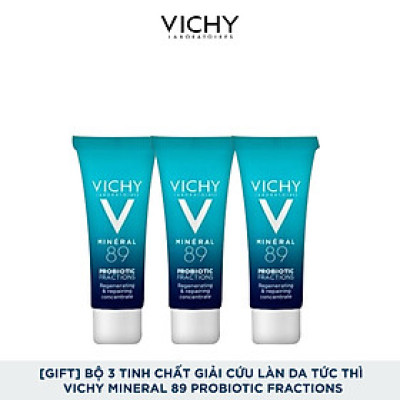[GIFT] Bộ 3 Tinh chất giải cứu làn da tức thì Vichy Mineral 89 Probiotic Fractions 10mlx3