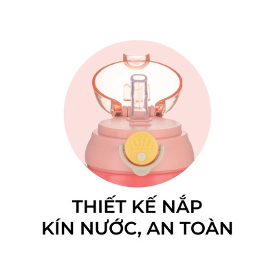 Bình Nước HoKori 450ml Nhựa Việt Nhật Cao Cấp An Toàn Chuẩn Nhật , EU - Hàng chính hãng 