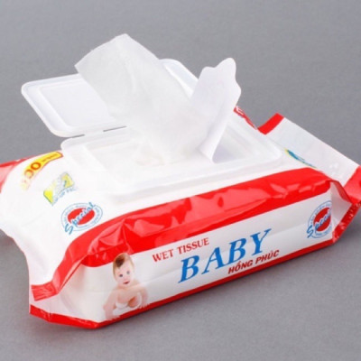 Khăn Giấy Ướt BABY WIPE Hộp 100 Tờ Tiện Cho Mẹ Tốt Cho Bé - Gói Khăn Giấy Ướt Cho Bé 