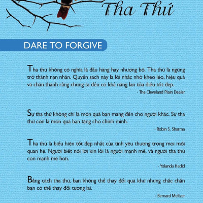 Dám Tha Thứ - Dare To Forgive (Tái Bản 2021)