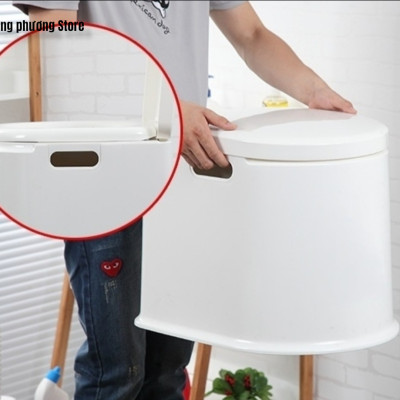 Bô vệ sinh cho người già di động vô cùng chắc chắn