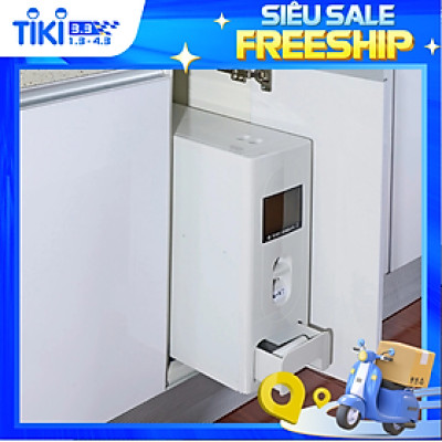 Thùng gạo âm tủ cánh mở Pull-out Ecalite NRC15P - Hàng Chính Hãng