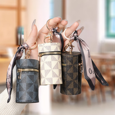 Móc khóa cao cấp đa năng - ví tiền mini ,móc chìa khóa ,túi đựng son môi mini , tai nghe da PU đẹp và dễ thương