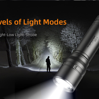 Đèn pin càm tay nhỏ gọn chính hãng SuperFire S33-A,đèn sạc pin tích hợp dễ dàng bỏ túi mang theo phù hợp sử dụng trong nhiều công việc khác nhau