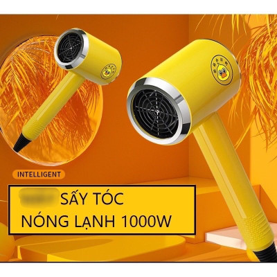 Sấy tóc mini hình con vịt vàng , phụ kiện tóc làm đẹp không thể thiếu của chị e phụ nữ
