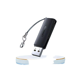 Đầu đọc thẻ TF, SD chan cam USB 3.0 Ugreen 60722 hàng chính hãng