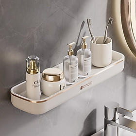 Kệ Đề Đồ Nhà Tắm GonQin- Kệ Đa Năng Tích Hợp Để Đồ,Treo Khăn Giúp Không Gian Nhà Tắm Gọn Gàng 