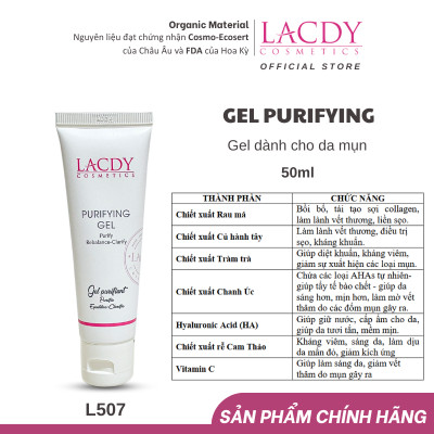 Gel Dành Cho Da Mụn Lacdy Gel Purifying 50ml -L507