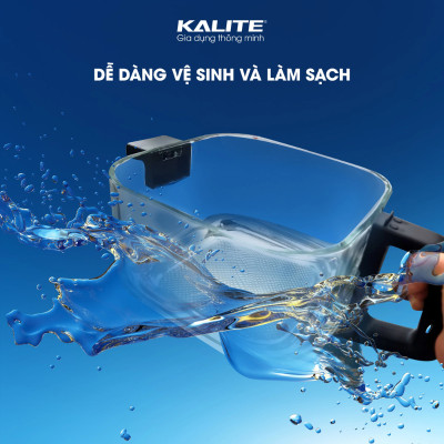 Nồi Chiên Không Dầu Kalite KL6000 Mẫu 2023 Nhỏ Gọn Sang Trong Dung Tích 6 Lít Công Suất 1250 W - Hàng Chính Hãng