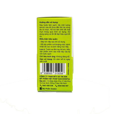 Kem Mụn Làm Dịu Da 15ml Goskin