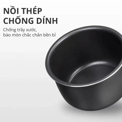 Nồi nấu cháo mini Mishio 1L - Hàng chính hãng