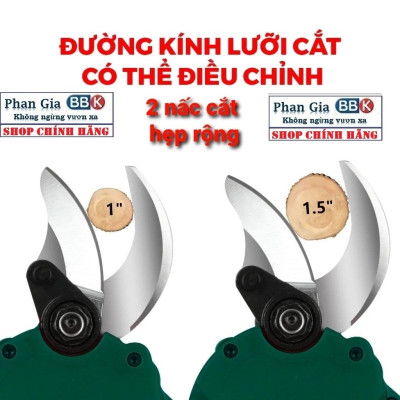 Kéo cắt cành pin WORKFIX WF-CP30BL, Động cơ Không chổi than, Màn hình led hiển thị- Bảo hành chính hãƞg.