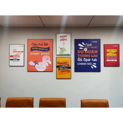 Tranh động lực trang trí phòng làm việc - Nếu muốn làm bạn sẽ luôn tìm cách, nếu không muốn làm bạn sẽ tìm lý do - DL478