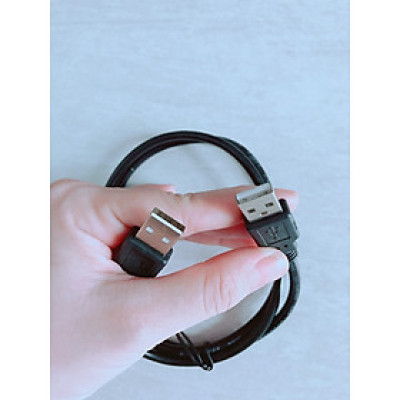 DÂY NGUỒN 2 ĐẦU USB ĐỰC DÀI 1M 