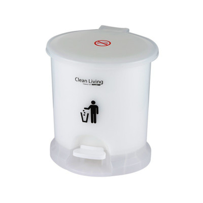 Thùng rác đạp trung Oval Duy Tân (30 x 26 x 35.5 cm) No.187 | TriTin