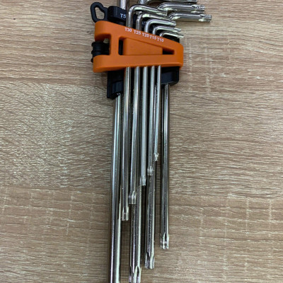 Bộ lục giác dài đầu sao torx 9 chi tiết Retta - RAT8009 Thổ Nhĩ Kỳ