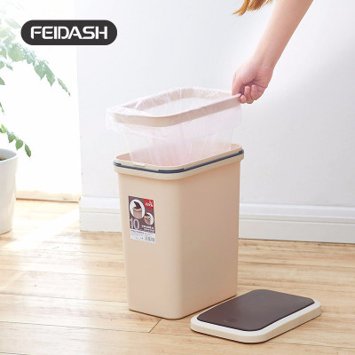Thùng Rác Hộ Gia Đình , Thùng Rác Nhà Bếp Phòng Tắm Nhà Vệ Sinh Phòng Ngủ Có Thể Bấm Tay Đơn Giản Phong Cách Nhật Bản Nhãn Hiệu FEIDASH G2710/G2720