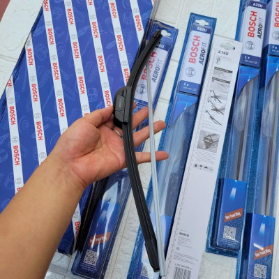 Cần Gạt Mưa Ô Tô Bosch Loại Cao Cấp Linh Chi Bedding- Lưỡi Silicone Loại Thân Mềm Không Xương