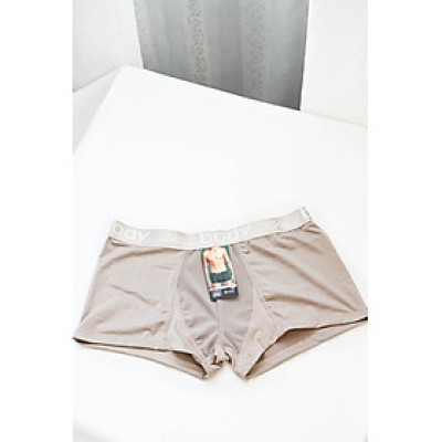 Quần Boxer (lót đùi ) nam Body thun lanh phối lưới