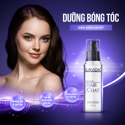 Dưỡng Bóng Tóc Siêu Mềm Mượt Lavox 80ml