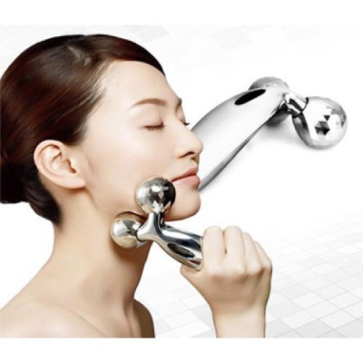 Cây Lăn Mặt Nâng Cơ 3D 2 Bi Lăn 360 độ Nâng Cơ Mặt, Massage Mặt (Chọn Màu)