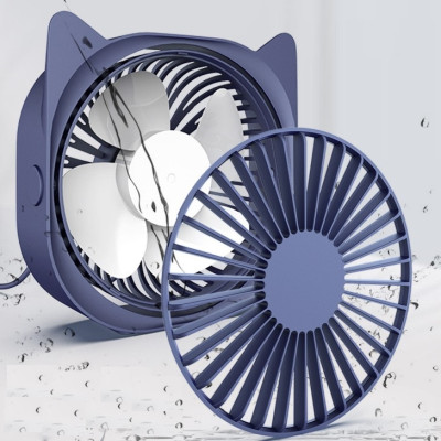 Quạt sạc usb mini để bàn xoay 120 độ - Hàng chính hãng