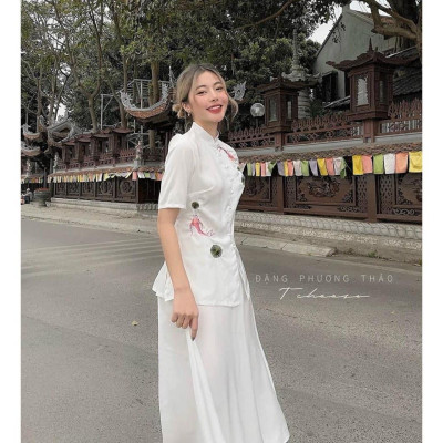ĐỒ LAM ĐI CHÙA  Tàu Lụa Cao Cấp