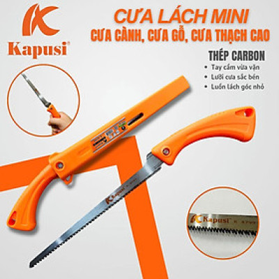 Cưa Cầm Tay Mini Kapusi – Cưa Cành, Cưa Gỗ, Cưa Thạch Cao - Lưỡi Sắc Bén, Tay Cầm Nhựa Cao Cấp