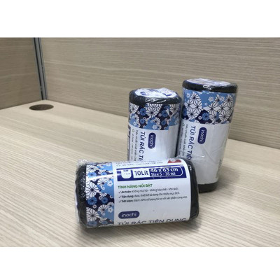 Combo 4 cuộn túi đựng rác tiện dụng Soji 