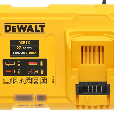 BỘ SẠC PIN 10.8-18V DEWALT DCB117-KR - HÀNG CHÍNH HÃNG
