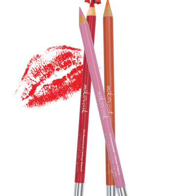 Chì Kẻ Môi Quyến Rũ Mik@Vonk Professional Lipliner Pencil Hàn Quốc #09 Màu đỏ tặng kèm móc khoá - 1 cây
