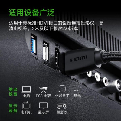 Ugreen UG40409HD118TK 1.5M màu Đen Cáp tín hiệu HDMI chuẩn 2.0 hỗ trợ phân giải 4K - HÀNG CHÍNH HÃNG