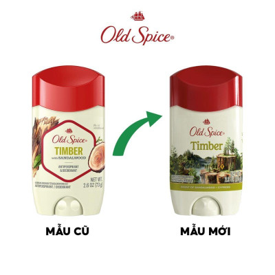 Sáp Khử Mùi Old Spice Timber Hương Gỗ Đàn Hương 73g