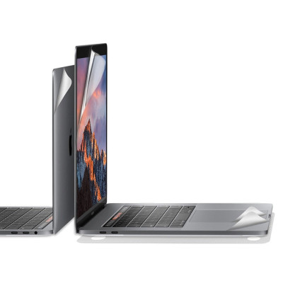 Bộ dán Full Body JCPAL 5in1 cho Macbook - Sliver (màu Bạc) - Hàng chính hãng