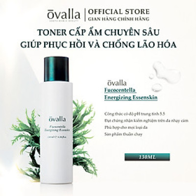 [SALE 70% DATE GẦN] Nước Thần Dưỡng Ẩm Da OVALLA Giúp Cân Bằng Độ Ẩm, Phục Hồi Và Làm Dịu Da Nhanh Chóng (Chai 130ml)