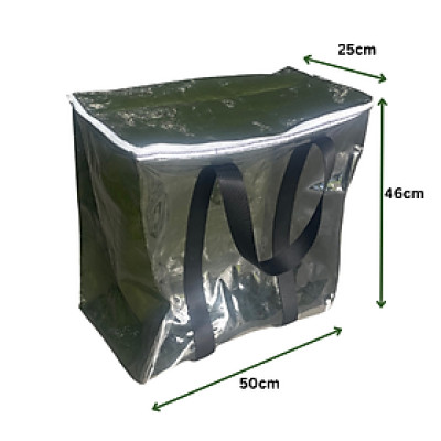 Túi Bạt Nắp Vuông IXUẤT KHẨUIGIA CÔNG THEO YÊU CẦUI Đựng Đồ, Chống Nước - Xanh Dương