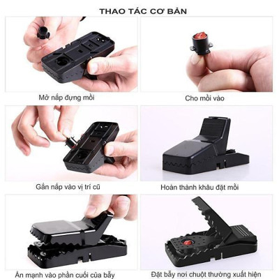 Combo 5 Bẫy Chuột Thông Minh Hiệu Qủa