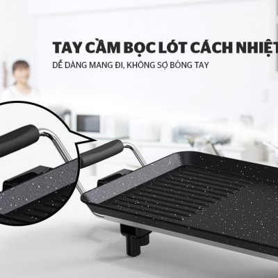 BẾP NƯỚNG ĐIỆN SUNHOUSE SHD4600 - Hàng chính hãng